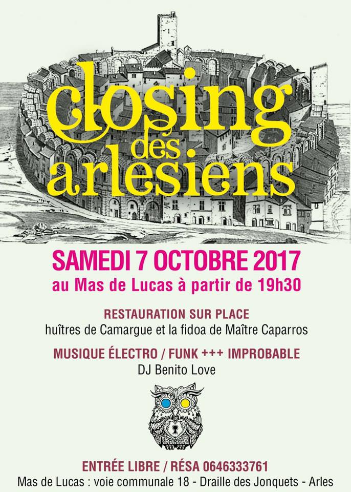 Evenement musical Arles Closing des Arlésiens 2017