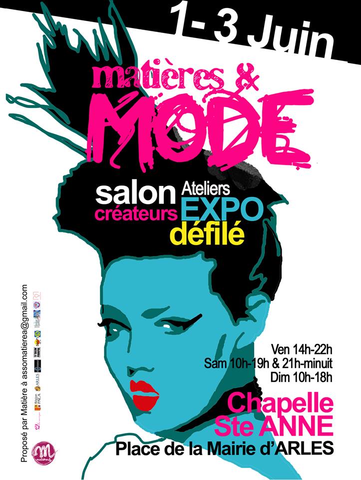 salon des createurs Matieres et Mode 2018 à la chapelle Sainte Anne à Arles