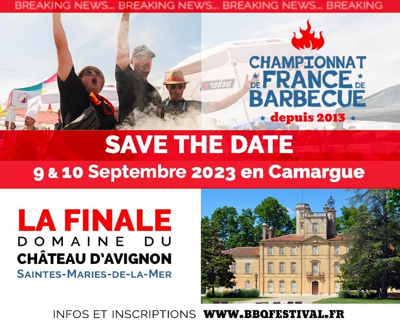 Finale du Championnat de France de Barbecue BBQ 2023 aux Saintes Maries de la Mer en Camargue - Infos pratiques et programme