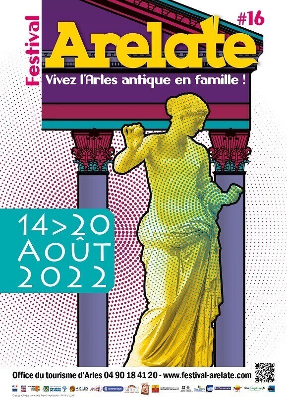 Affiche Festival Arelate 2022 à Arles - Journées romaines