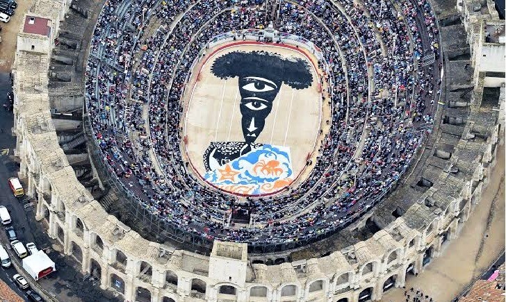 arènes corrida goyesque féria du riz 2018 à Arles