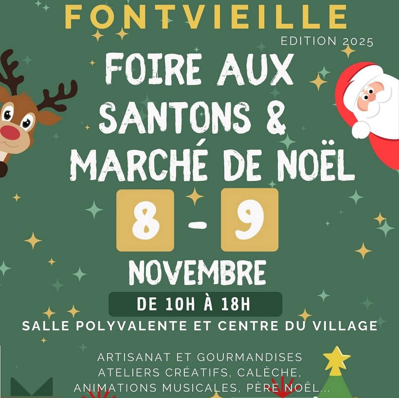 Marché de Noël et Foire aux Santons 2025 à Fontvielle