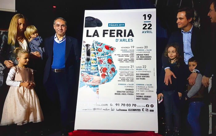 Annonce Cartels corridas feris arles 2019 chamaco et juan bautista