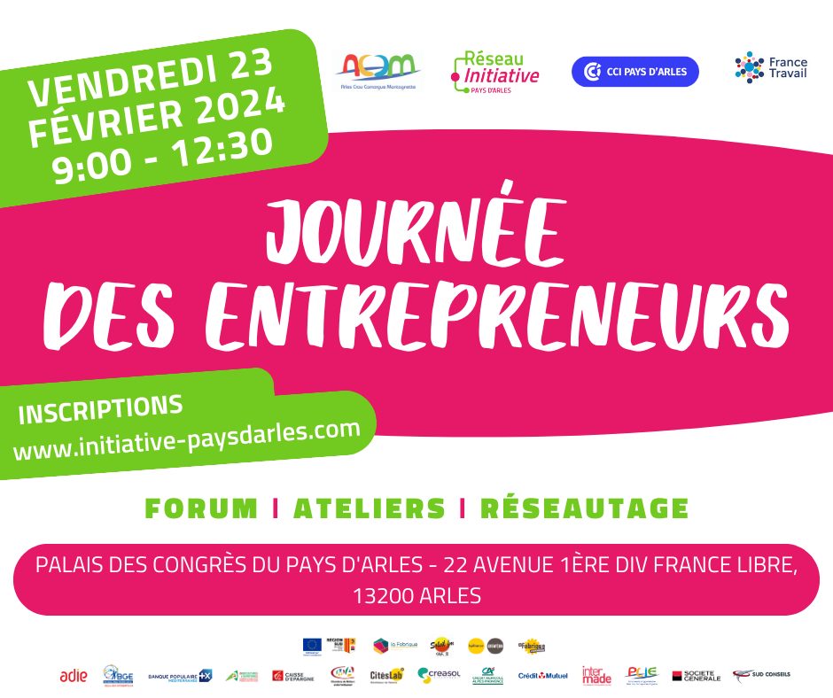 Journée des Entrepreneurs 2024 au Palais des Congrès d'Arles