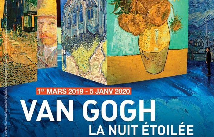 exposition La Nuit Etoilée de Van Gogh 2019 aux Carrières de Lumières des Baux de Provence