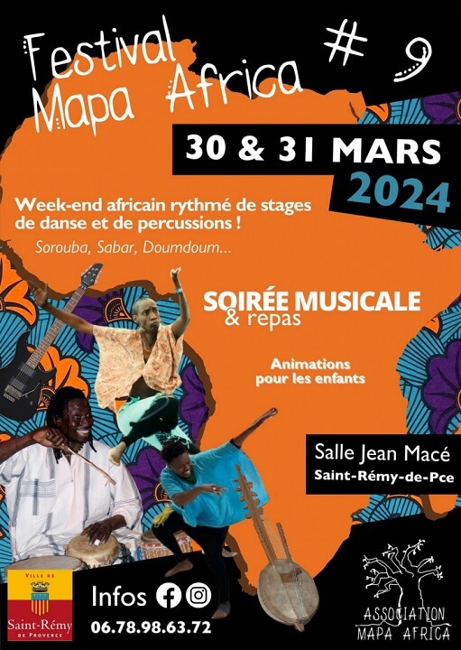 Festival MAPA AFRICA 2024 à St Rémy de Provence : un week-end au rythme du Sénégal