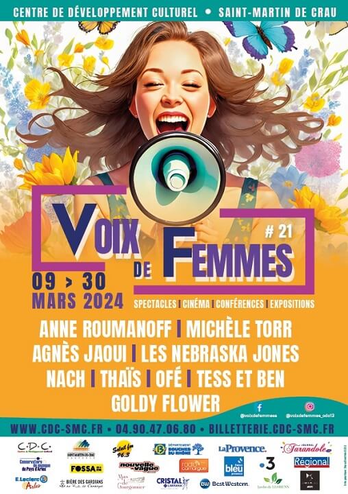 Festival Voix de Femmes 2024 à Saint Martin de Crau