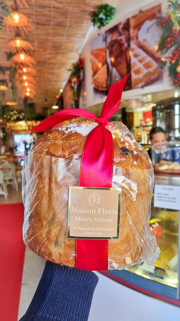 Panettone de la maison Floris, glacier à Arles