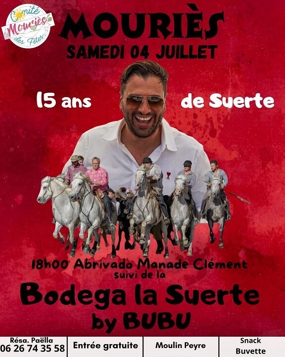 bodega-la-suerte-mouries-juillet-2026 Bodega La Suerte 2026 à Mouriès