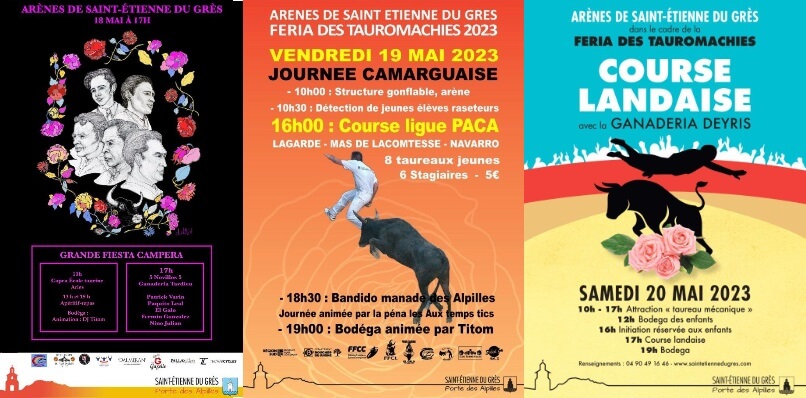 Féria des tauromachies 2023 à Saint Etienne du Grès