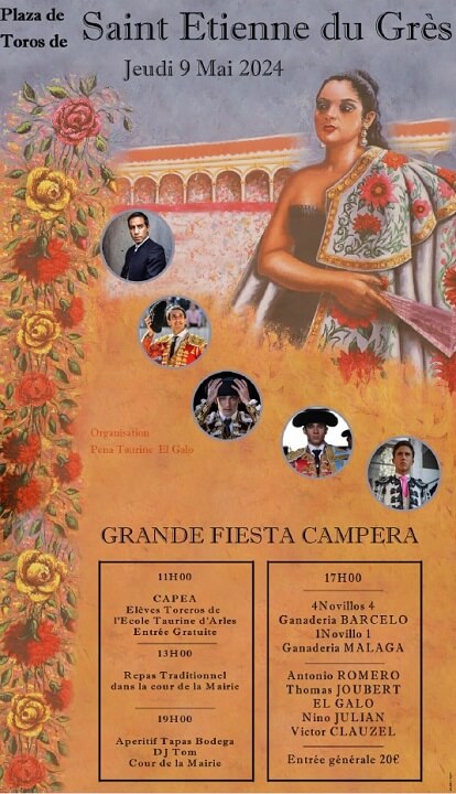 Fiesta campera de la Féria des tauromachies 2024 à Saint Etienne du Grès