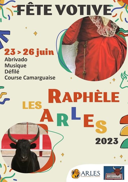 Fête votive 2023 à Raphèle les Arles - Le programme