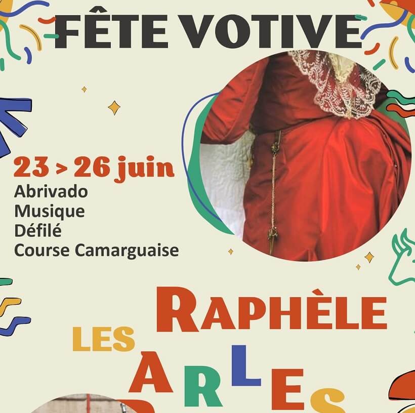 Fête votive 2023 à Raphèle les Arles - Le programme