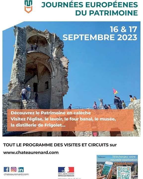 Journées Européennes du Patrimoine 2023 à Châteaurenard