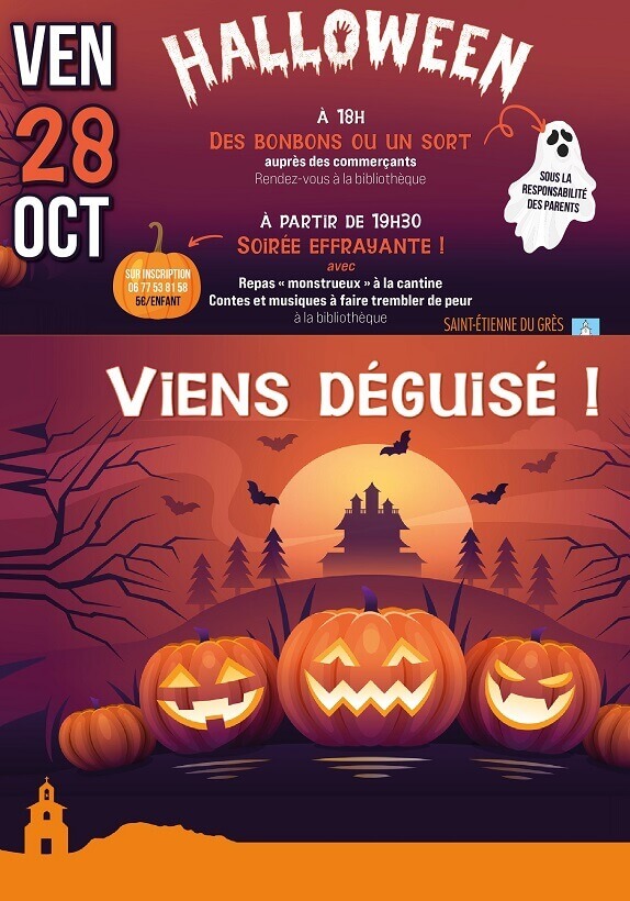 Halloween 2022 à Saint Rémy de Provence et dans les Alpilles - le programme des soirées et animations d'Halloween