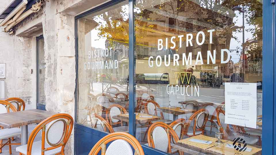 CAPUCIN restaurant snack salon de thé à Arles