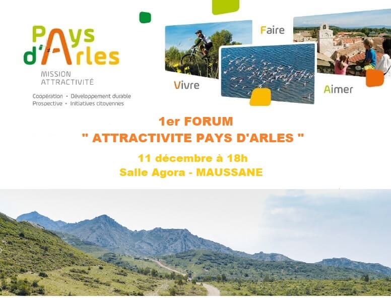 1er Forum de l'Attractivité Pays d'Arles à Maussane le 11 décembre 2019 avec le PETR