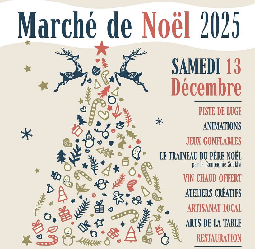 Marché de Noël 2025 à Noves - le programme