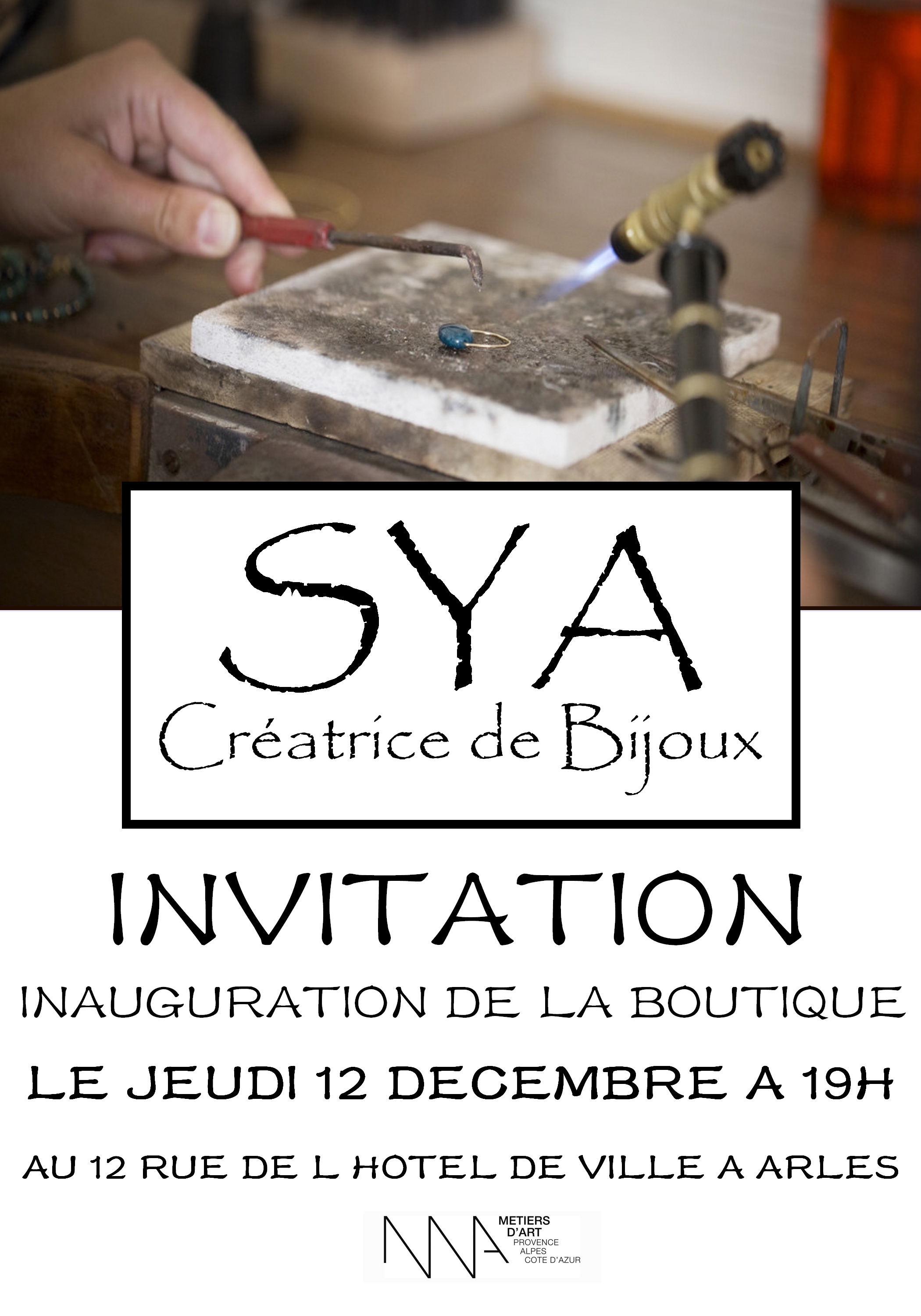 inauguration boutique Sya à Arles