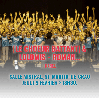 Concert Le Choeur Battant - Les Suds en Hiver 2023 à Arles