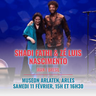 Concert Shadi Fathi et Zé Luis Nascimento - Les Suds en Hiver 2023 à Arles