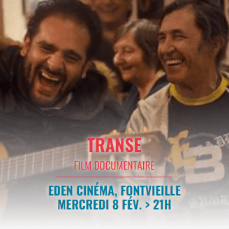 Film Transe à l'Eden cinéma de Fontvieille - Les Suds en Hiver 2023 à Arles