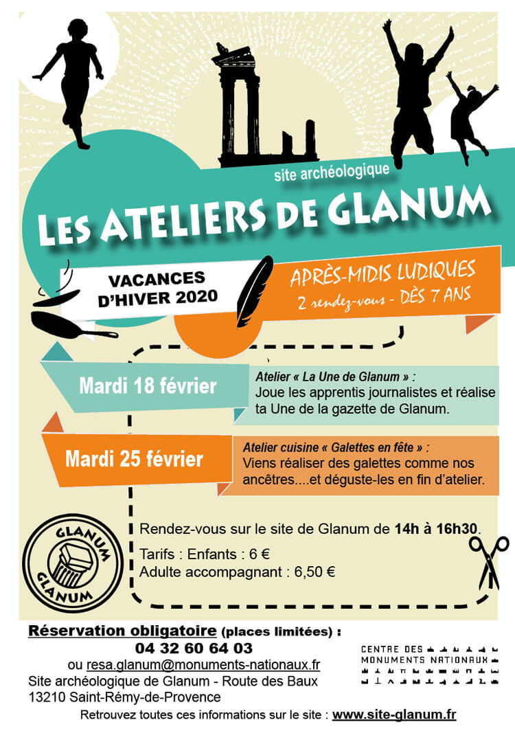 ateliers de glanum hiver 2020