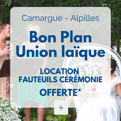 Officante Cérémonie laique et voeux de mariage sur Arles, la Camargue et les Alpilles avec M pour la Vie
