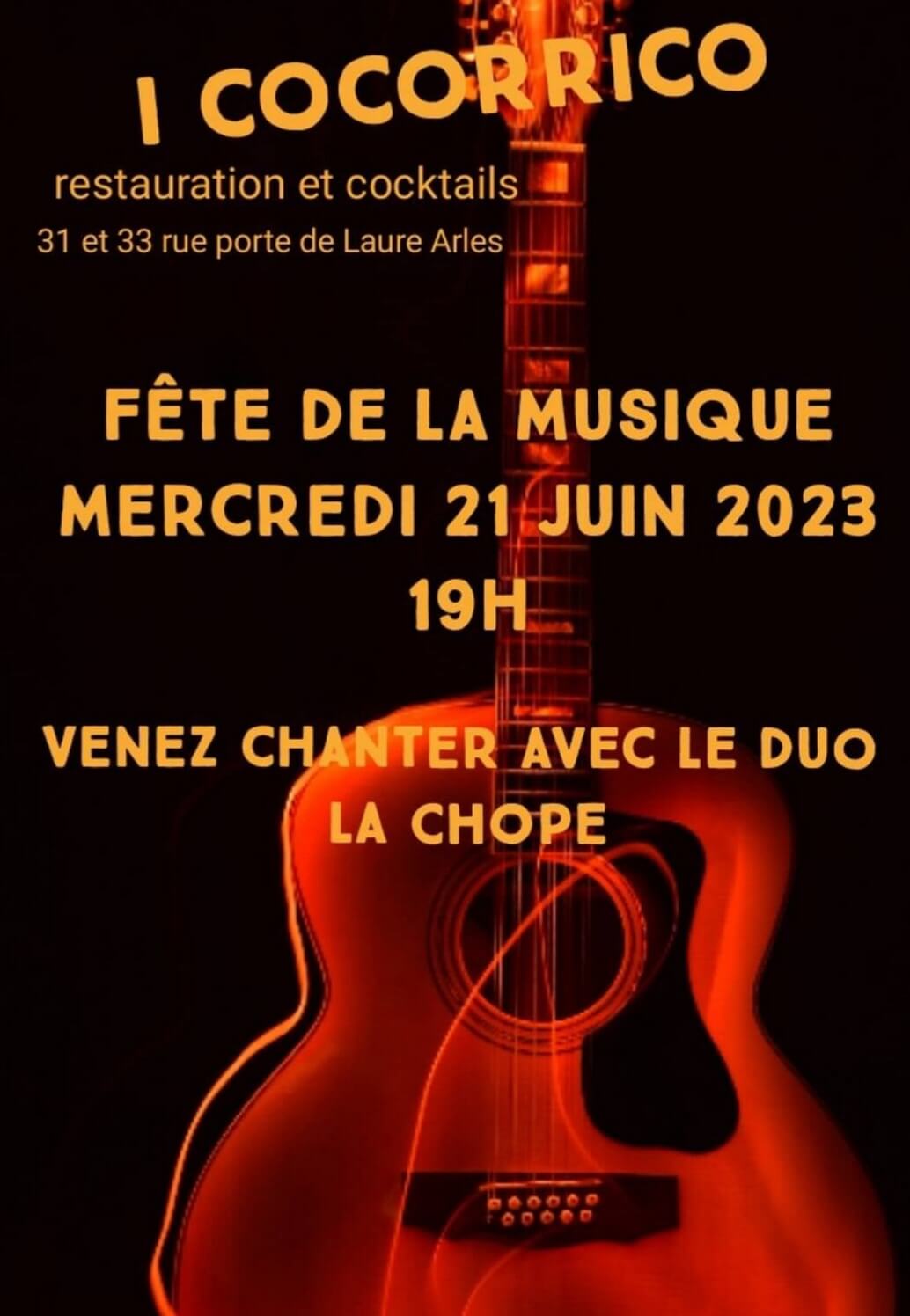 concert-la-chope-restaurant-cocorrico-arles-fete-musique-2023