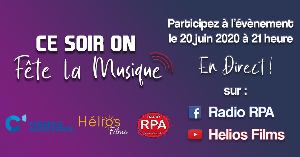 concert Ce soir on fête la Muisque 2020 en facebook live sur Radio RPA et C Audiovisuel