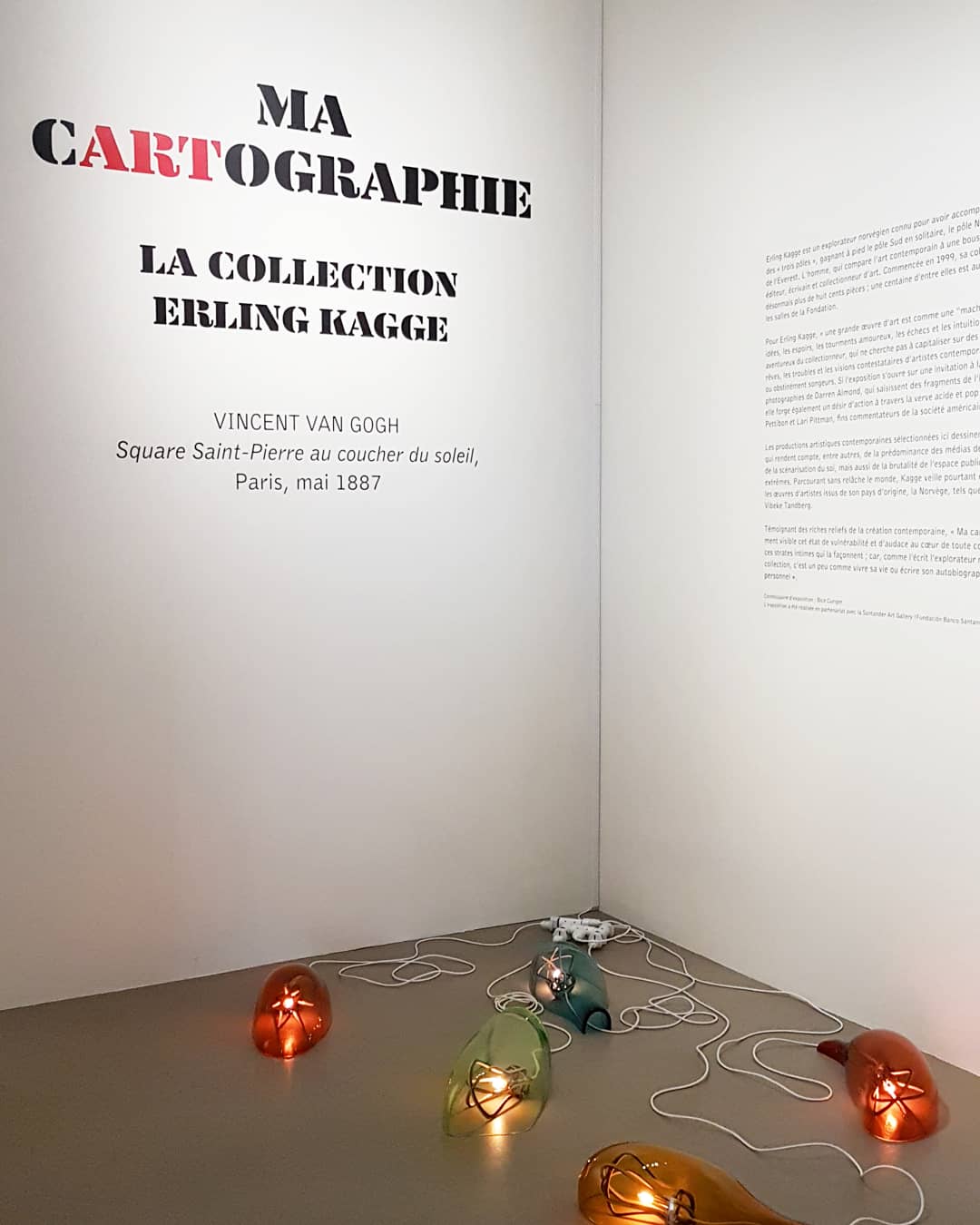 Exposition Ma Cartographie - Collection Erling Kagge 2020/2021 à la Fondation Van Gogh à Arles