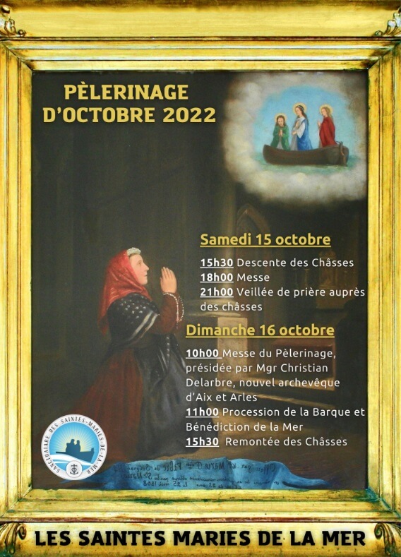 Pélerinage d'octobre auxSaintes Maries de la Mer en Camargue