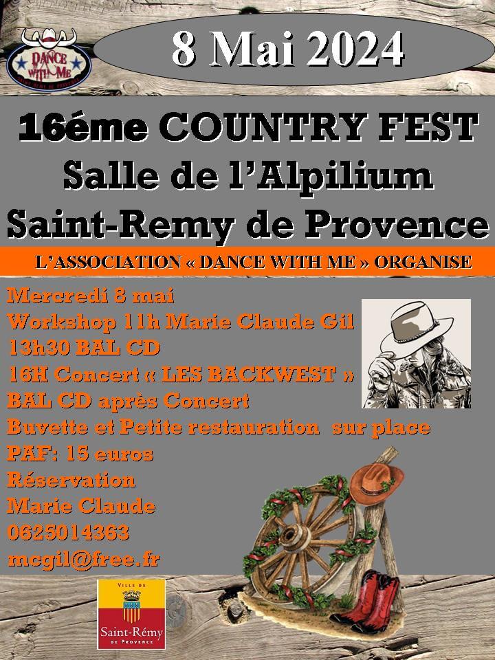 Festival Country Fest 2024 à Saint Rémy de Provence