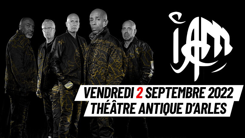 Concert de rap du groupe marseillais IAM au théatre antique d'Arles le 2 septembre 2022
