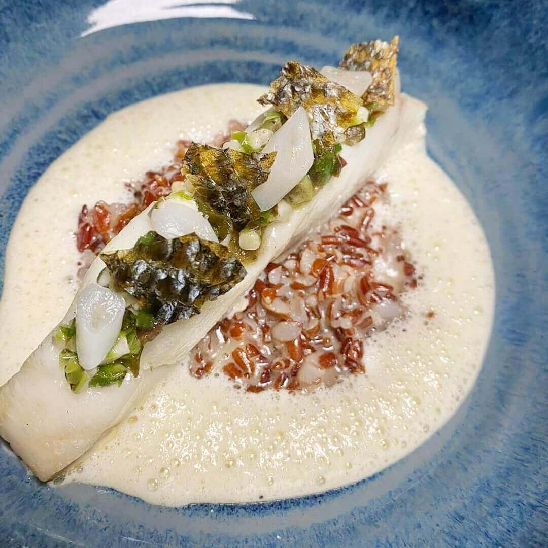 Plat de Christopher Hache, chef de la Maison Hache à Eygalières Alpilles