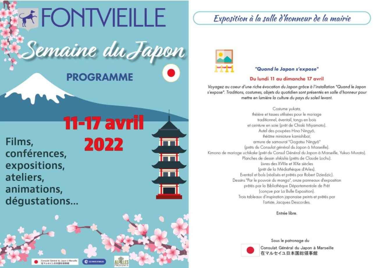 Programme Semaine du Japon 2022 à Fontvieille