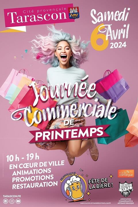 Journée du Commerce de Printemps 2024 à Tarascon
