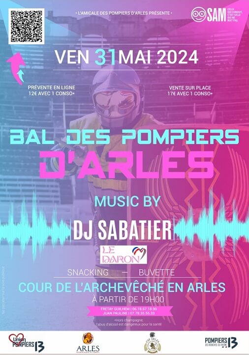 Bal des Pompiers 2024 à Arles