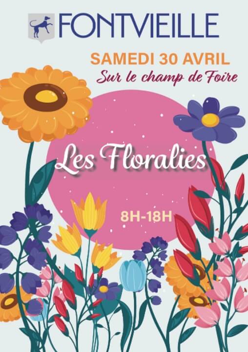Les Floralies 2022, marché aux fleurs et plantes à Fontvieille