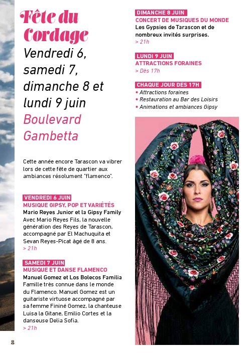 fête du cordage 2025 à Tarascon le programme