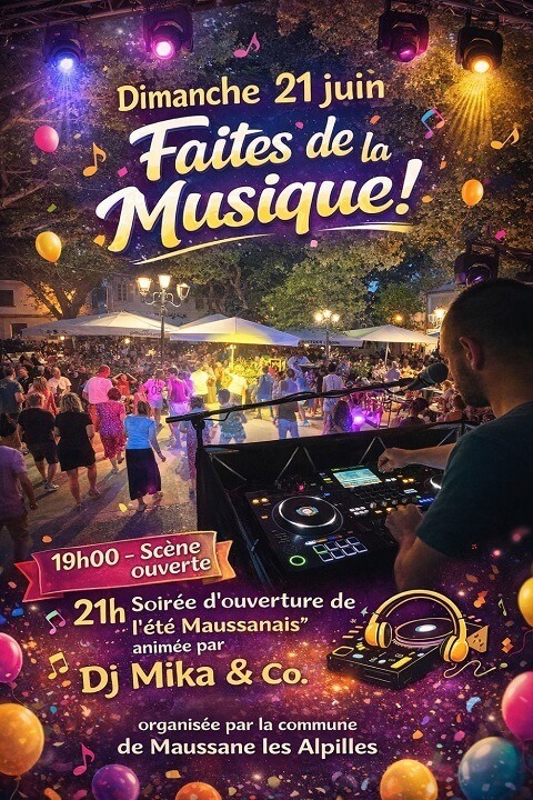 Fête de la Musique 2026 à Maussane
