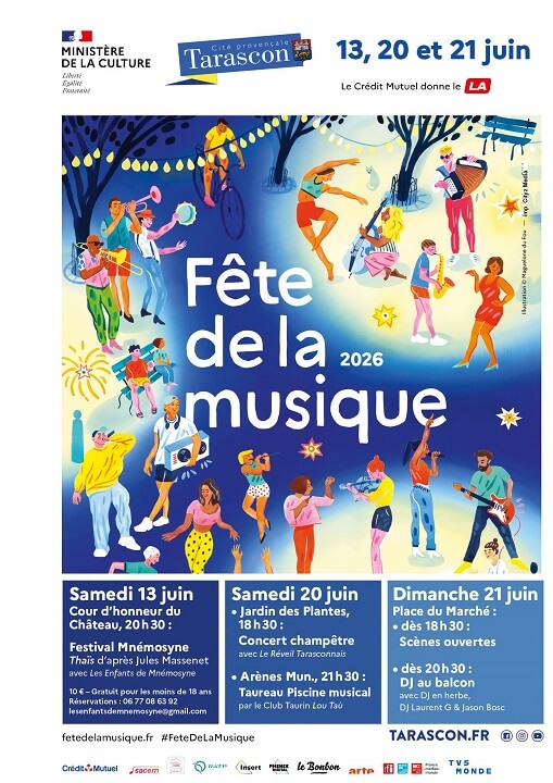 Fête de la Musique 2026 à Tarascon