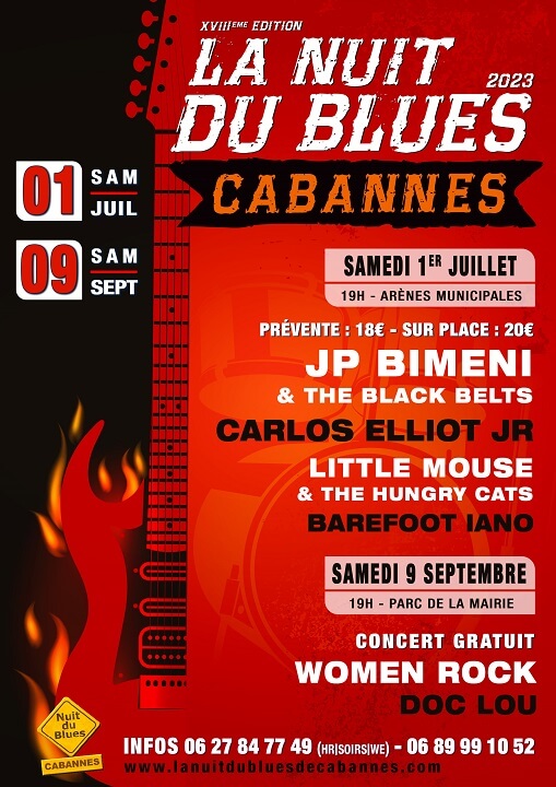 La Nuit du Blues 2023 à Cabannes