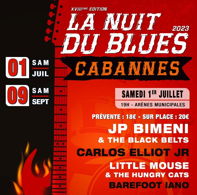 La Nuit du Blues 2023 à Cabannes
