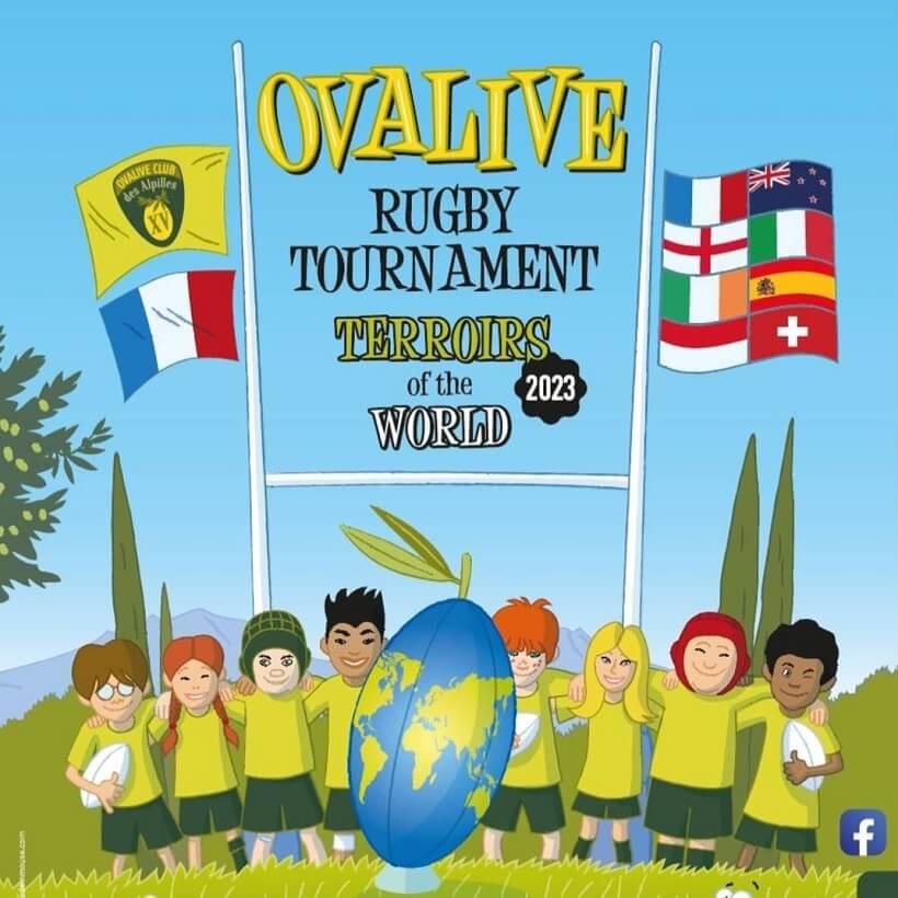 Tournoi de rugby Ovalive Terroirs du Monde 2023 à Maussane les Alpilles