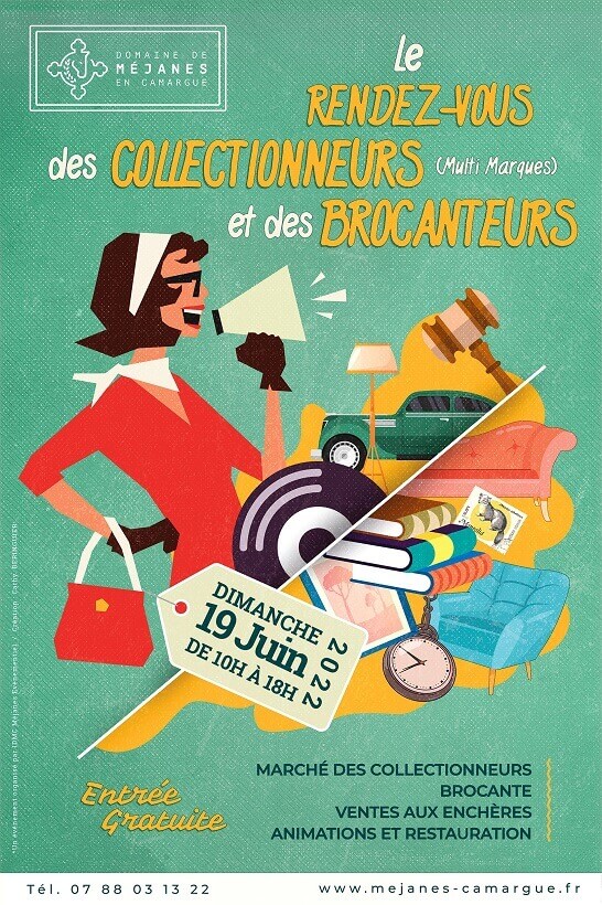 Le Rendez-vous des Collectionneurs et Brocanteurs 2022 au domaine de Méjanes