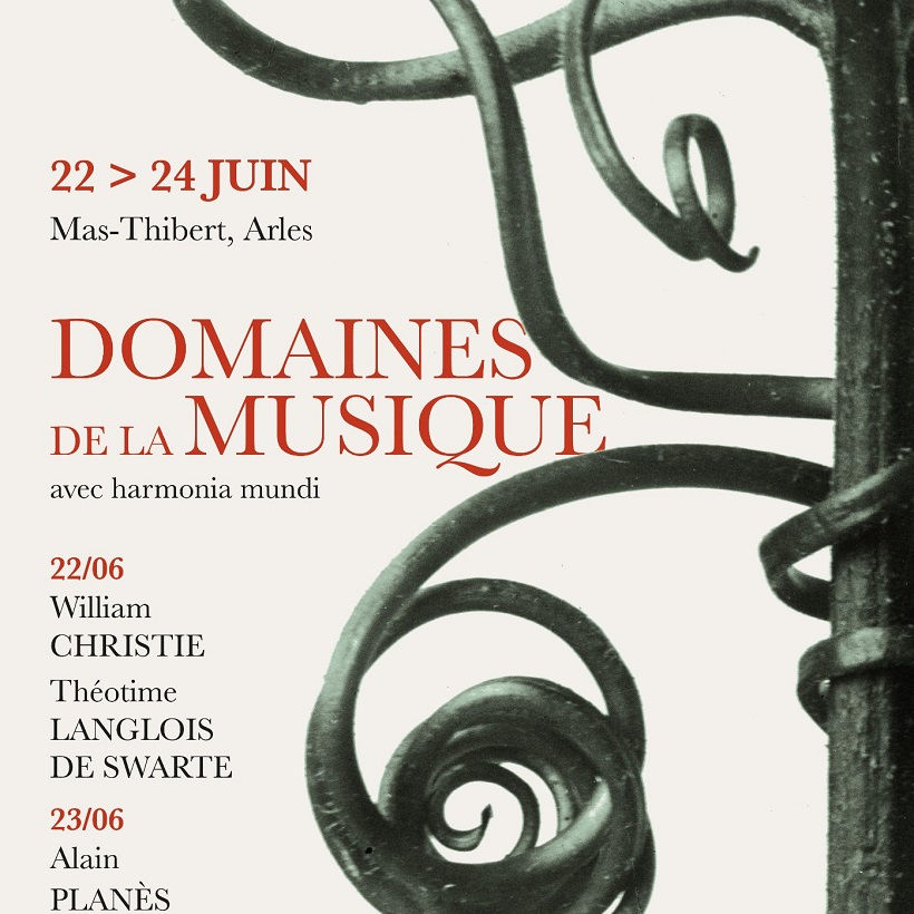 Festival Domaines de la Musique 2022 à Mas Thibert à côté d'Arles