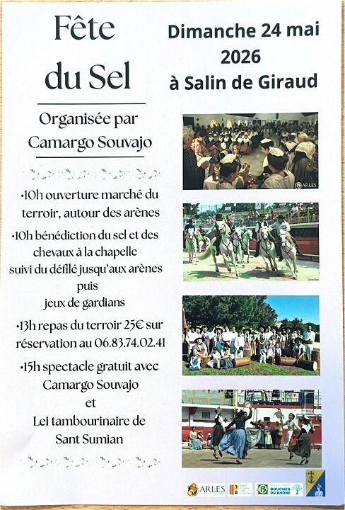 Fête du Sel 2026 à Salin de Giraud en Camargue