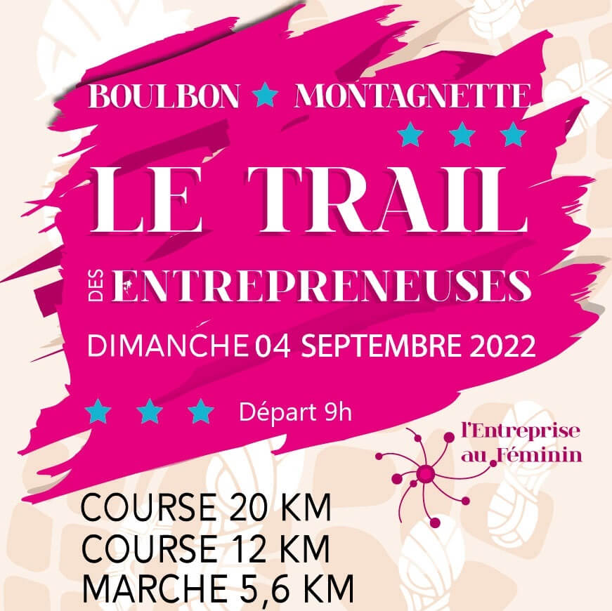 Trail des Entrepreneuses 2022 à Boulbon Montagnette