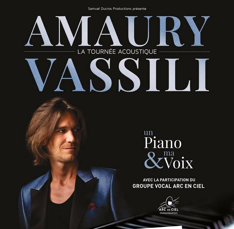 Concert d'Amaury Vassili à la salle de l'Etoile à Châteaurenard le 9 octobre 2022
